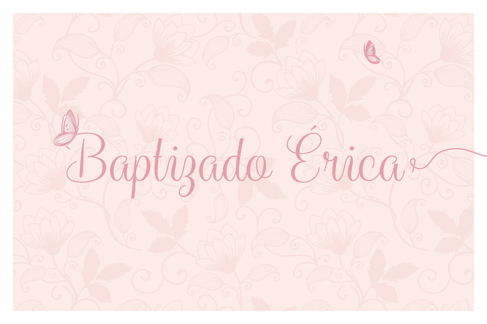 Convite batizado